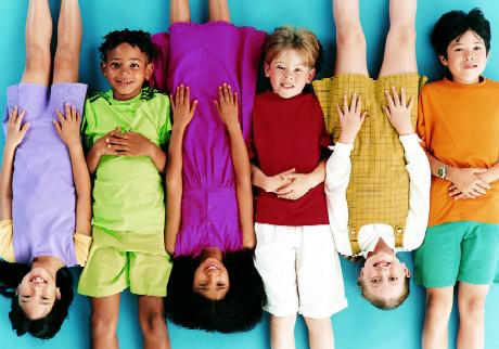 Children from different races