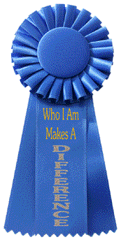 Who I Am Make a Difference ribbon