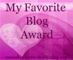 Favorite Blog Award