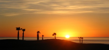 Sunrise at a Golf course in Mexico